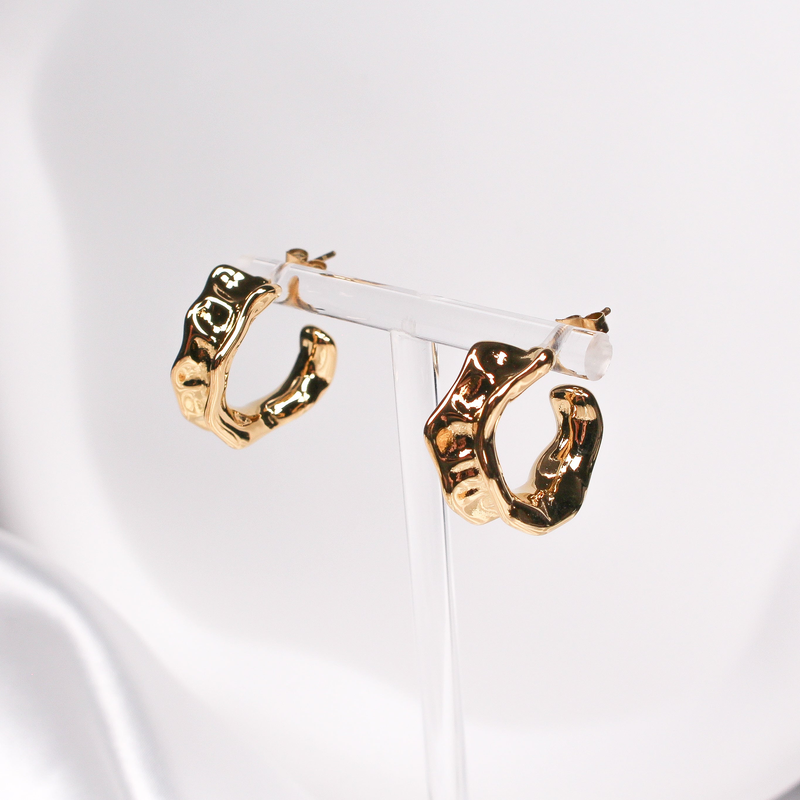 CHLOE EARRINGS - Black & Bloom