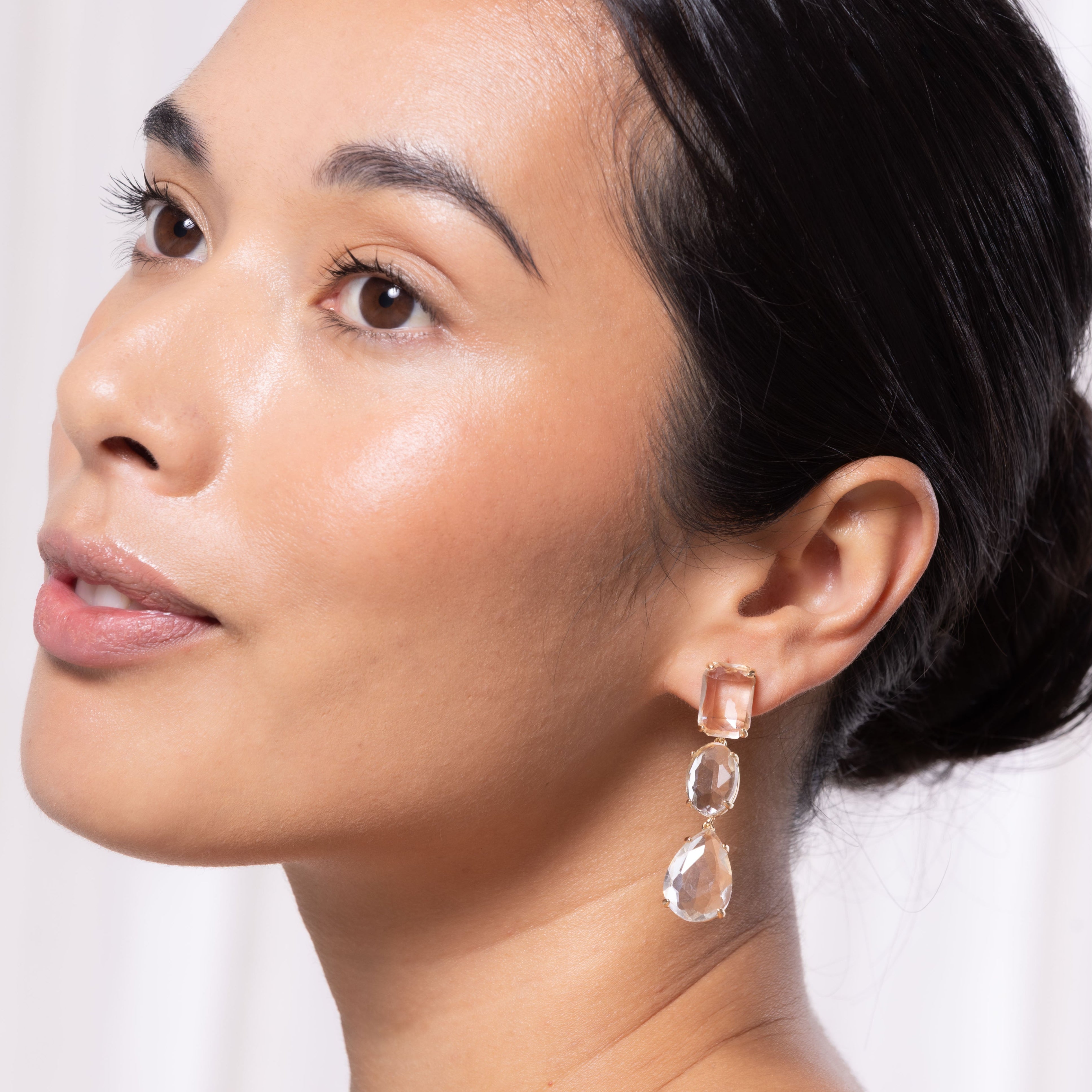 AMALFI EARRINGS - Black & Bloom