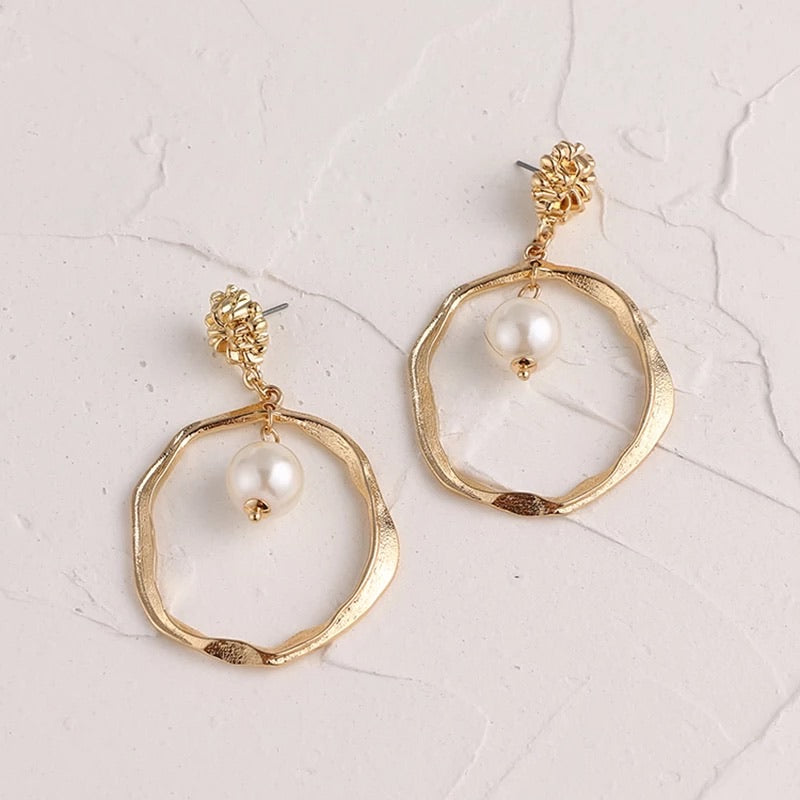 PAYTON EARRINGS - Black & Bloom