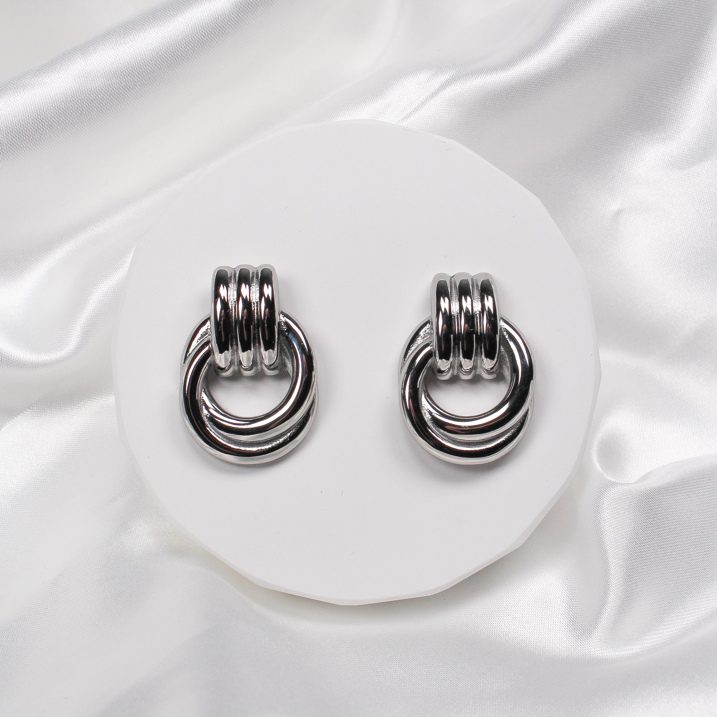 ALLIAGE EARRINGS -  SILVER - Black & Bloom