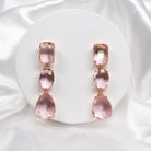 AMALFI EARRINGS PINK - Black & Bloom