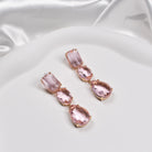 AMALFI EARRINGS PINK - Black & Bloom