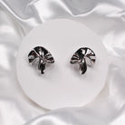 RHODES EARRINGS SILVER - Black & Bloom