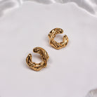 CALLI EARRINGS - Black & Bloom