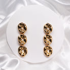 HARPER EARRINGS - Black & Bloom