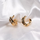 CHLOE EARRINGS - Black & Bloom