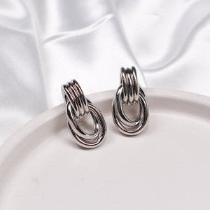 JADE EARRINGS SILVER