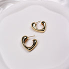 HART EARRINGS - Black & Bloom