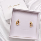 TEAR DROP MOISSANITE EARRINGS GOLD - Black & Bloom