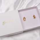 TEAR DROP MOISSANITE EARRINGS GOLD - Black & Bloom