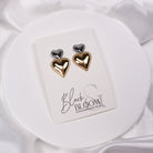 AMOUR EARRINGS - Black & Bloom
