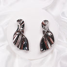 ASTA EARRINGS - SILVER - Black & Bloom