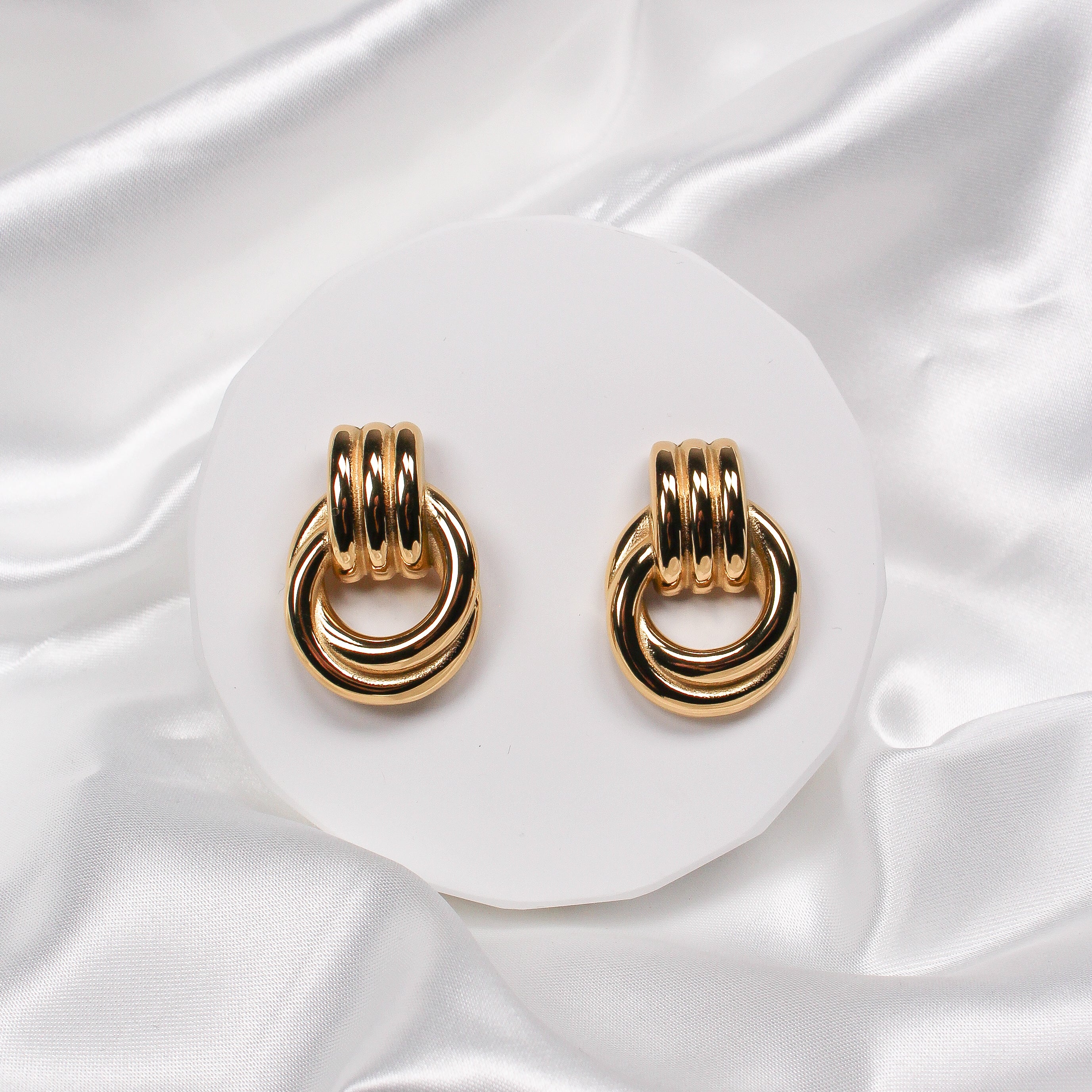 ALLIAGE EARRINGS - GOLD - Black & Bloom