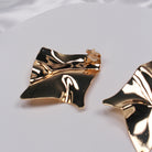 LUNA - GOLD (CLIP ON) - Black & Bloom