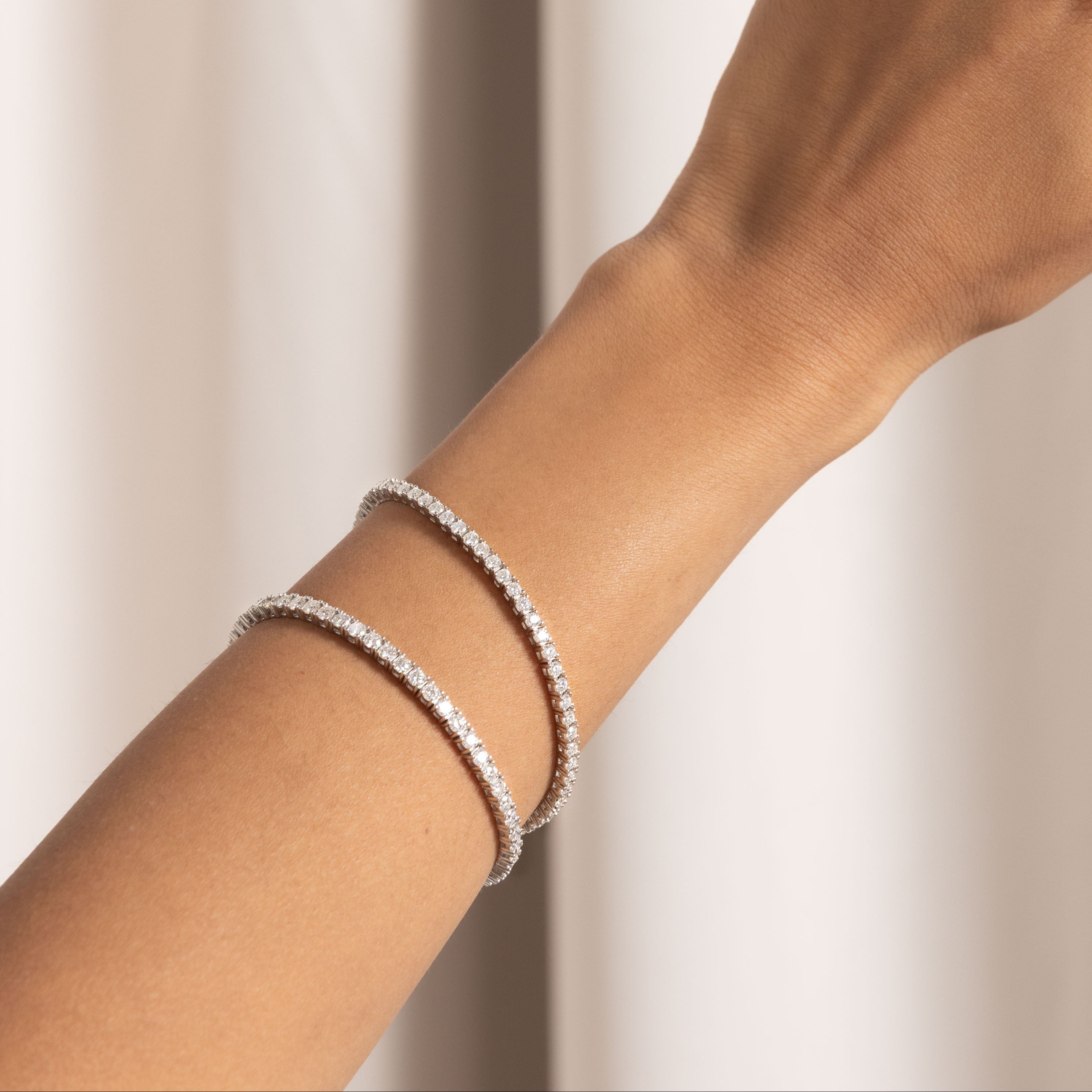 TENNIS BRACELET - MOISSANITE - Black & Bloom