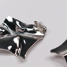 LUNA - SILVER (CLIP ON) - Black & Bloom