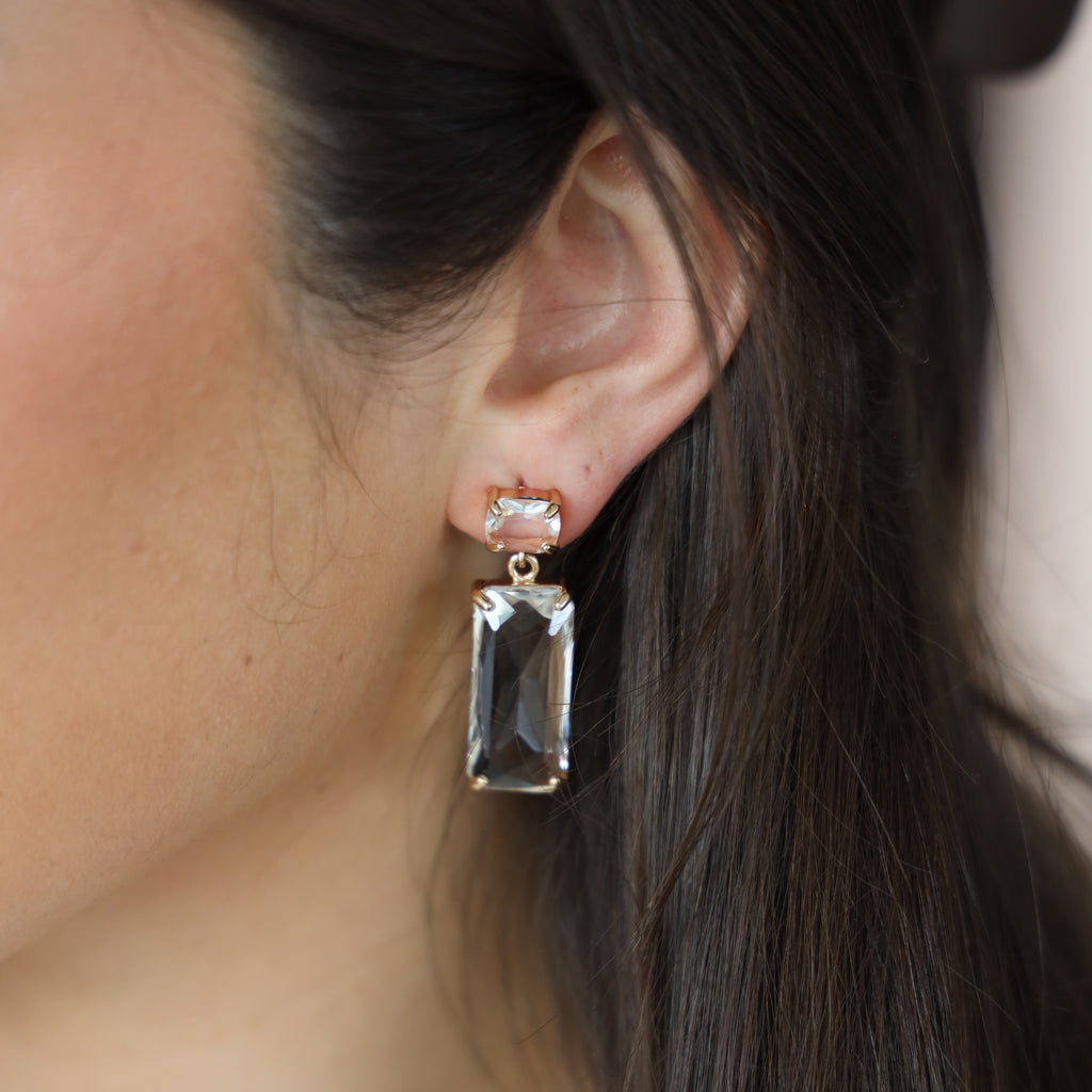 ROSALIA EARRINGS - Black & Bloom