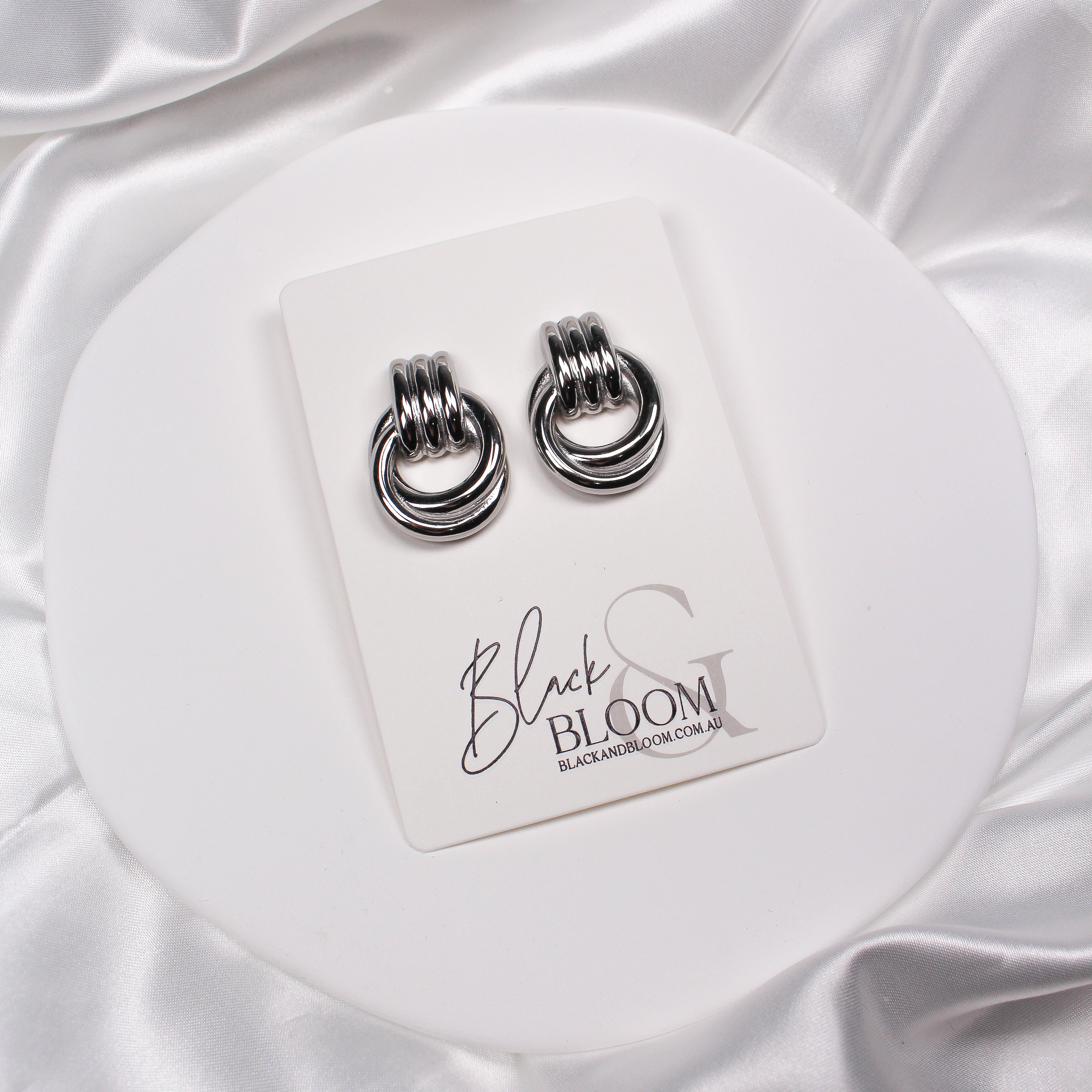 ALLIAGE EARRINGS -  SILVER - Black & Bloom