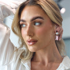 MILANI EARRINGS - Black & Bloom