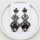 ARIA EARRINGS NOIR - Black & Bloom