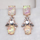 ABIGAIL EARRINGS - Black & Bloom