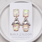 ABIGAIL EARRINGS - Black & Bloom