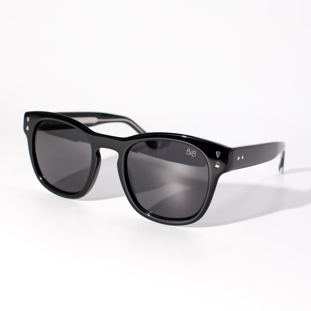 BONDI SUNGLASSES - Black & Bloom