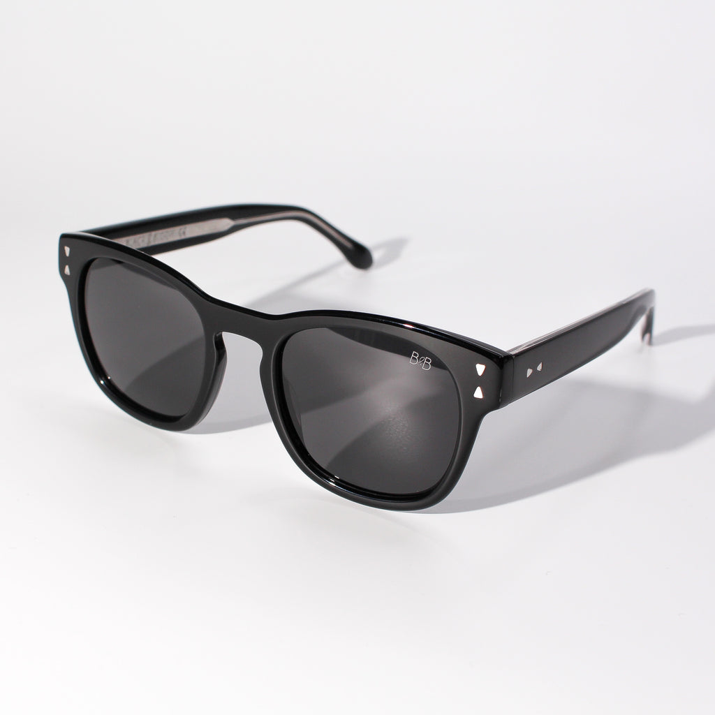 BONDI SUNGLASSES - Black & Bloom