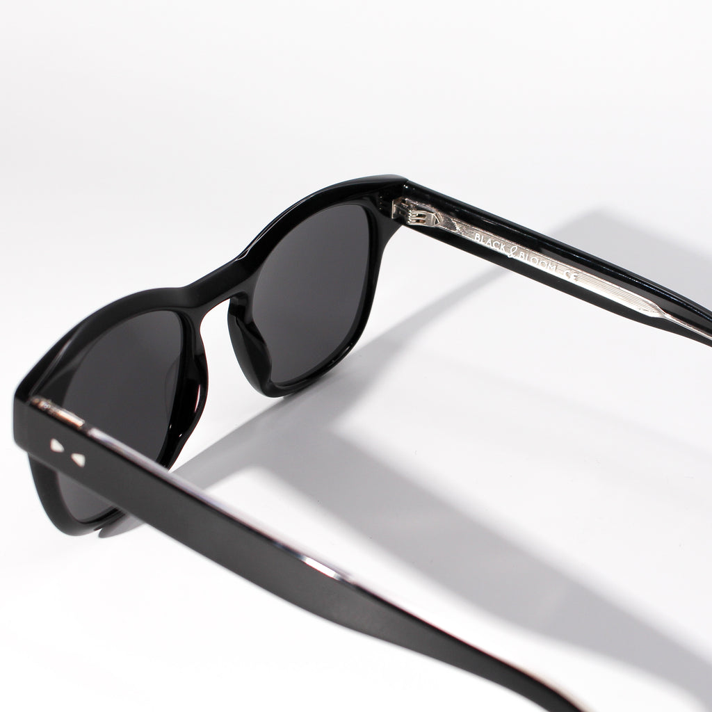 BONDI SUNGLASSES - Black & Bloom