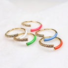 LOUISA RING ORANGE - Black & Bloom