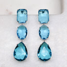 AMALFI EARRINGS BLUE - Black & Bloom