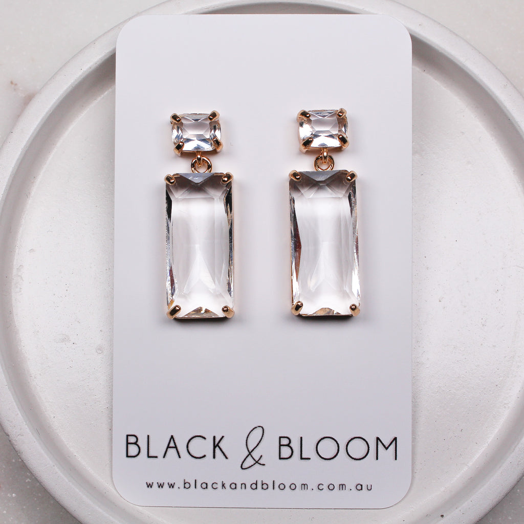 ROSALIA EARRINGS - Black & Bloom