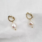 LEONA EARRINGS - Black & Bloom