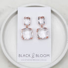 BRONTE EARRINGS ROSE GOLD - Black & Bloom