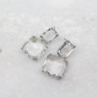 BRONTE EARRINGS SILVER - Black & Bloom