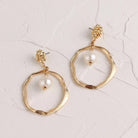 PAYTON EARRINGS - Black & Bloom