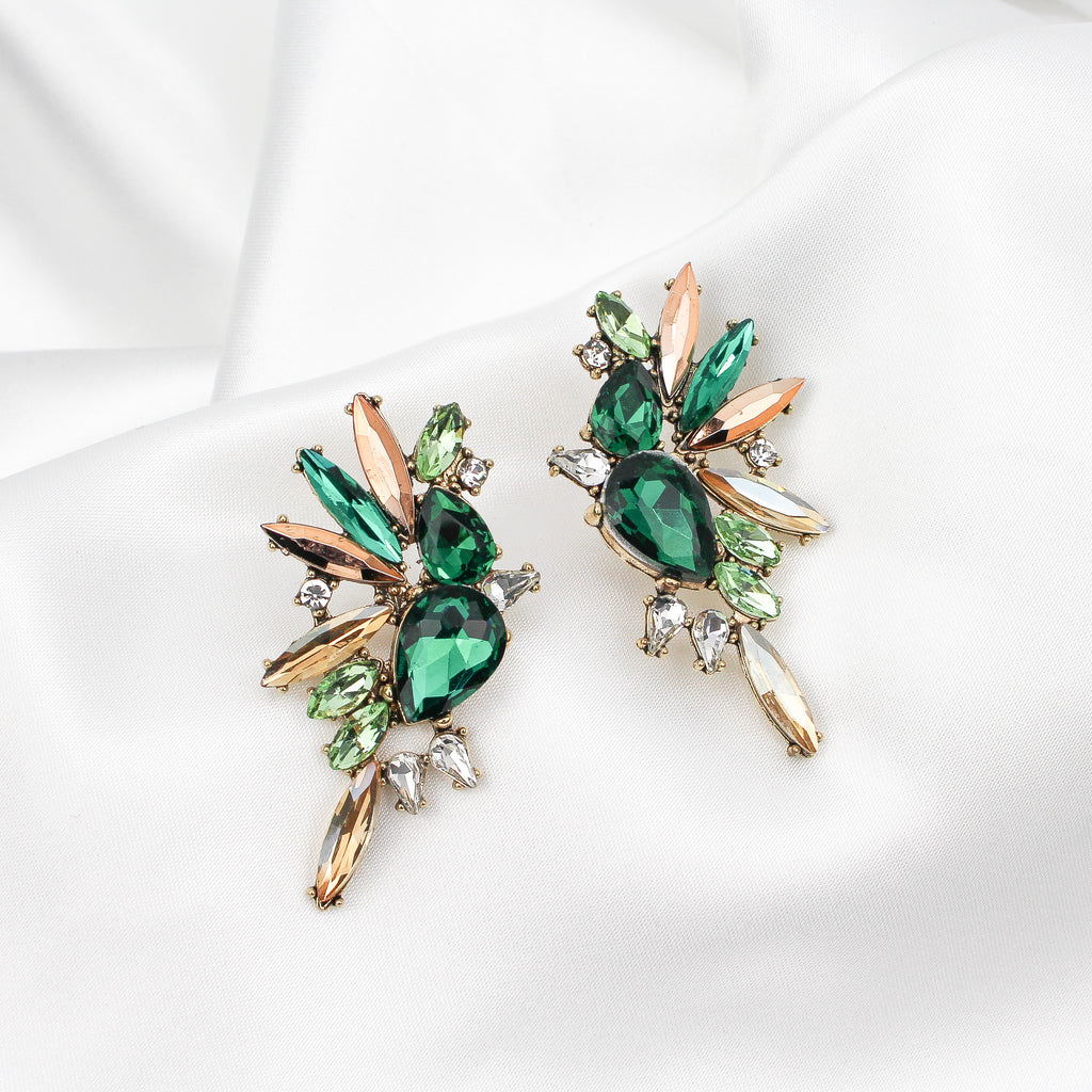 RAMONA EARRINGS - Black & Bloom